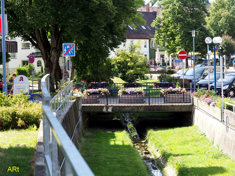 Brücke der Salzstraße über die Stille Musel