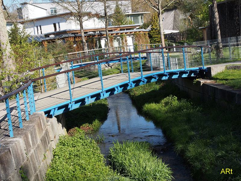 Brücke über die Stille Musel nahe Solemar