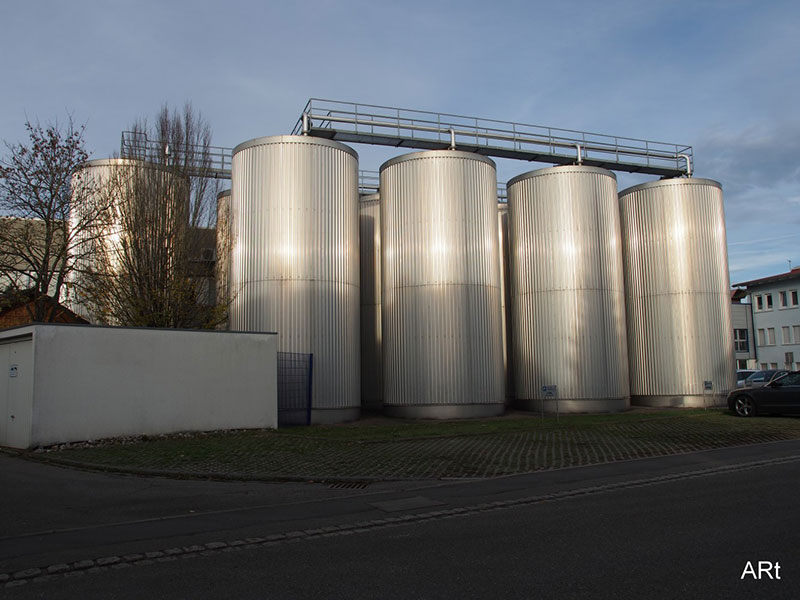 Die Tanks vom Bad Dürrheimer Mineralbrunnen GmbH & Co. KG