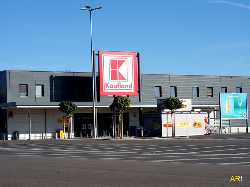 Vorderansicht von Kaufland.