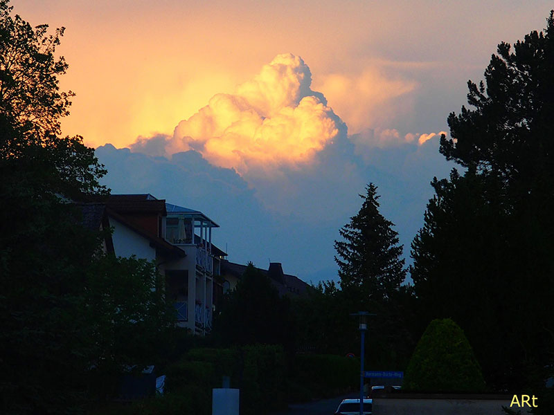 Sonnenuntergang am 6. Juli 2018