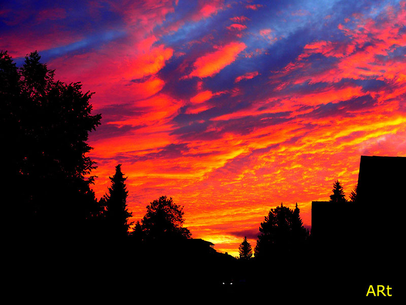 Sonnenuntergang 2. Oktober 2018