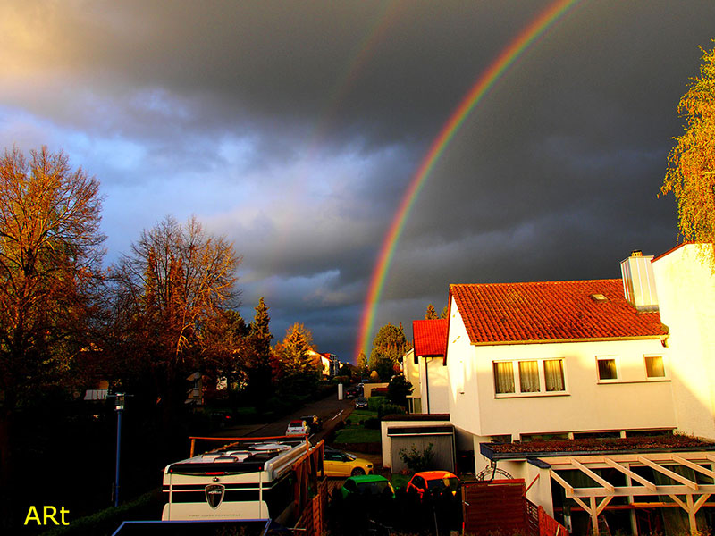 Regenbogen am 9. Mai 2019