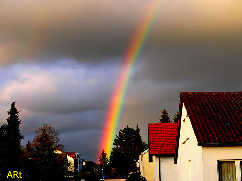 Regenbogen am 9. Mai 2019