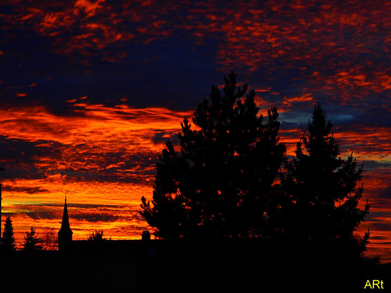 Sonnenuntergang 25. Oktober 2017