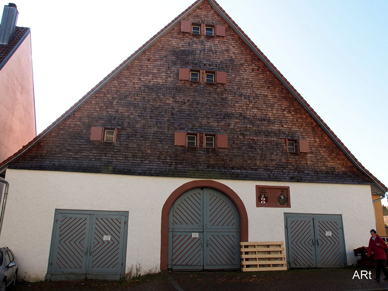 Zehntscheuer in der Schulstraße gegenüber der kath. Kirche