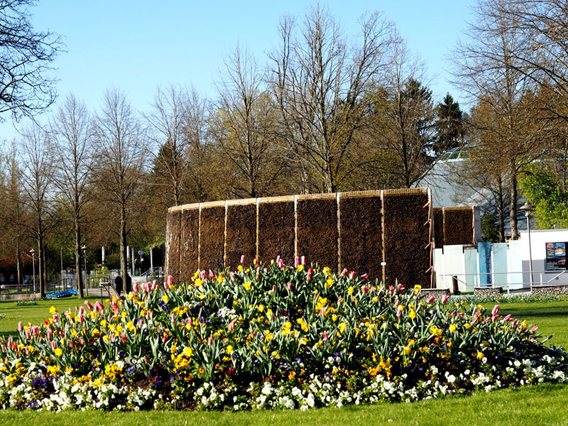 Eines von vielen Blumenbeeten