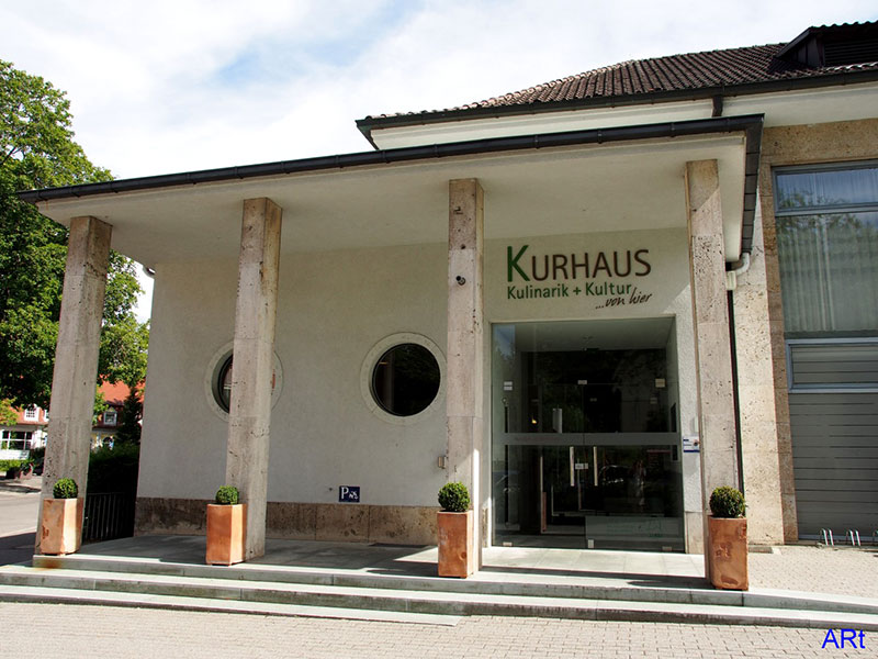 Eingang Kurhaus an der Luisenstraße