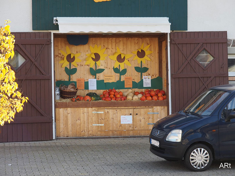 Ein Verkaufsstand in Oberbaldingen