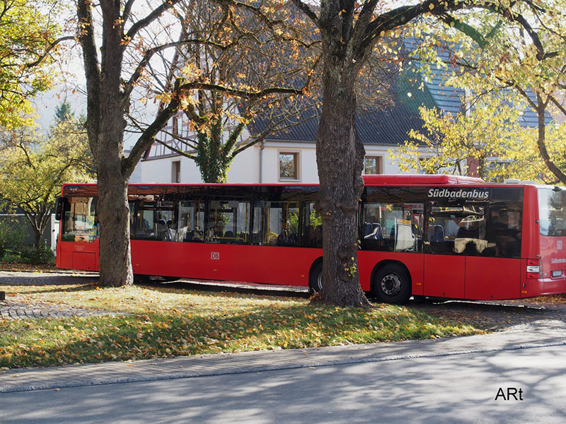 Bus in Warteposition