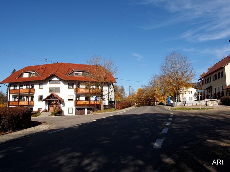 Verbindungsstraße zwischen Ober- und Unterbaldingen