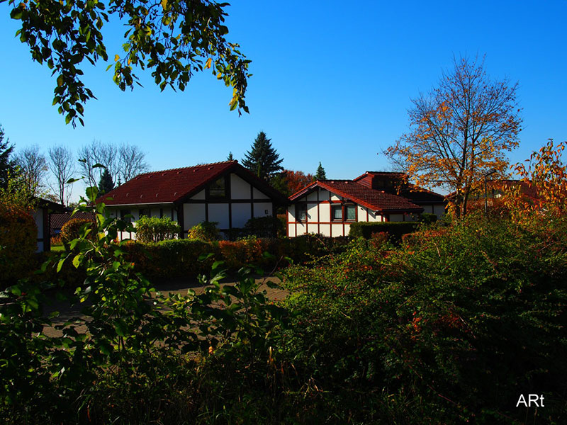 Bungalows im Feriendorf