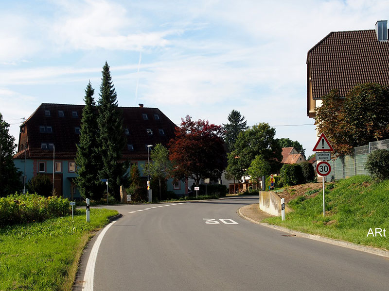 Ortseingang von Biesingen