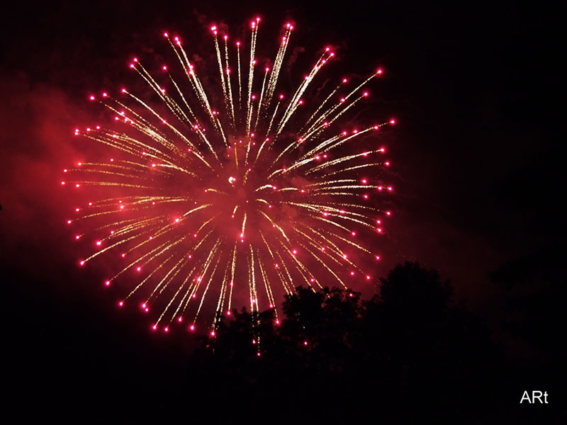 Feuerwerk beim Lichterfest