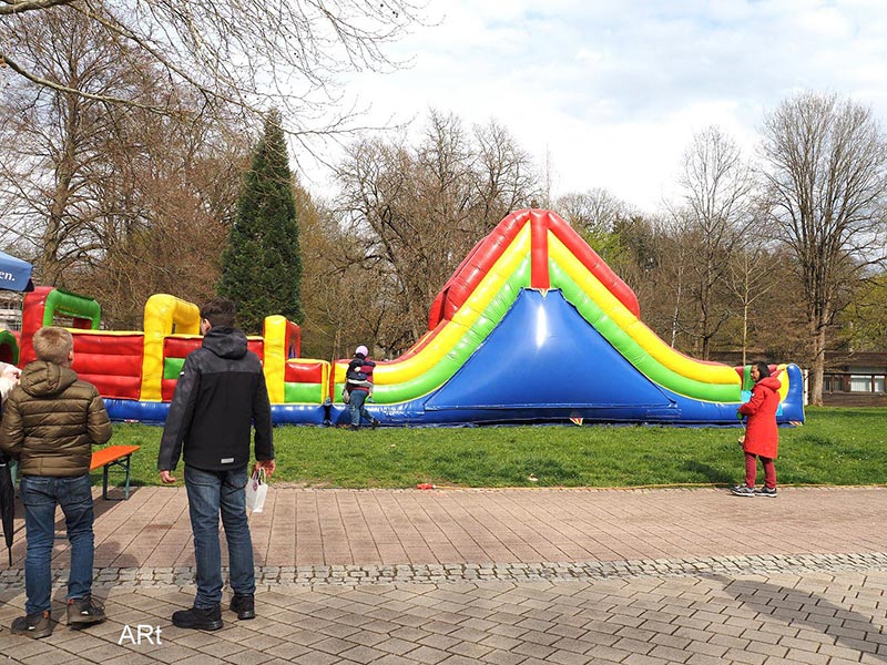 Die Kinderrutschbahn im Hindenburgpark