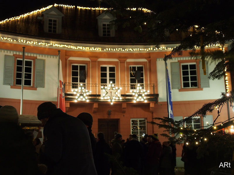 Rathaus I am Abend		  Weihnachten 2017